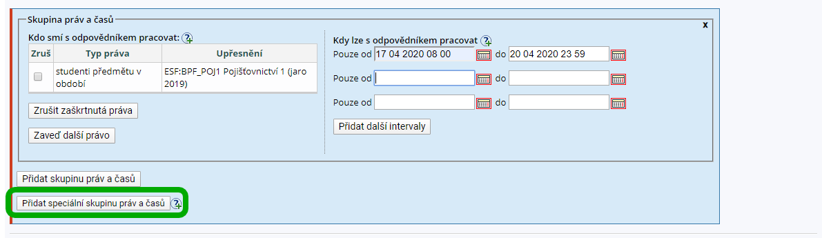 Úpravy pro studenty se specifickými nároky