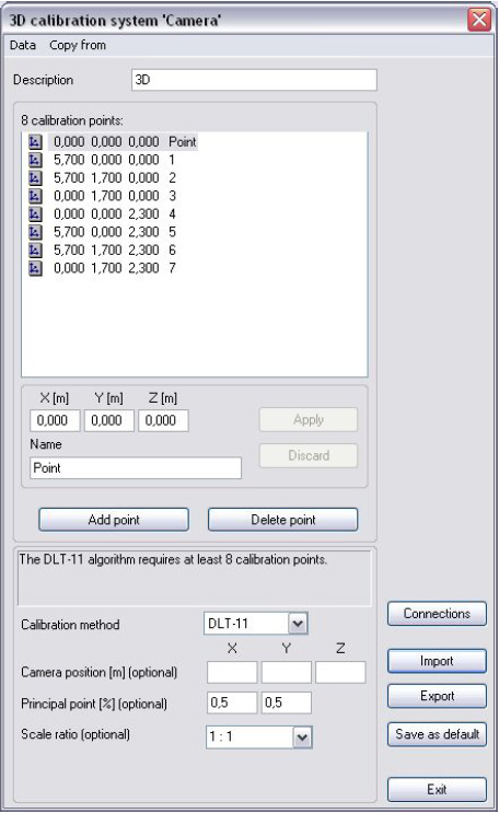 Obr. 28 3D kalibrace