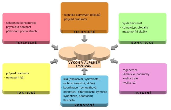 Faktory sportovního výkonu – alpské lyžování.