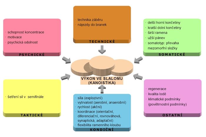 Faktory sportovního výkonu – kanoistika na divoké vodě - slalom
