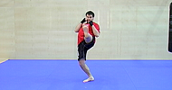 Front kick – pohled zepředu