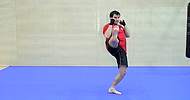 Front kick – pohled zepředu