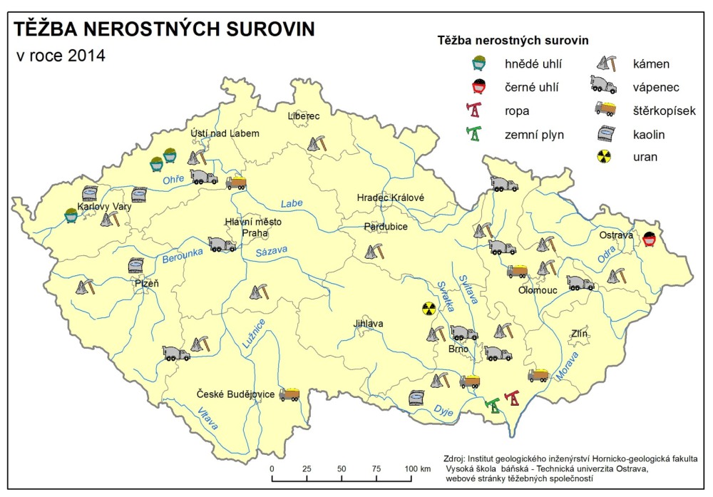 Těžba nerostných surovin