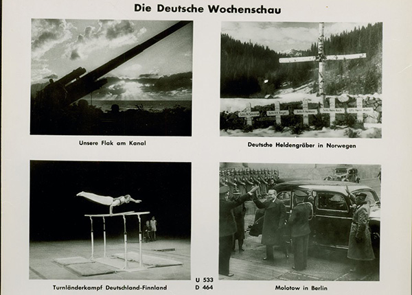 Die Deutsche Wochenschau z listopadu 1940 – leták