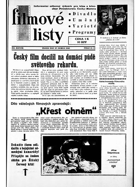 Filmové listy – Křest ohněm