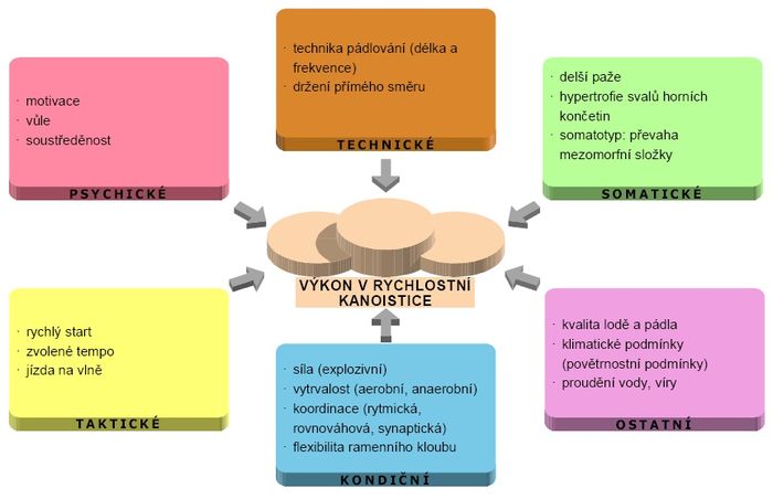 Faktory sportovního výkonu – rychlostní kanoistika.