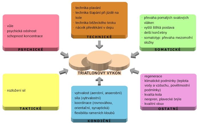 Faktory sportovního výkonu – triatlon