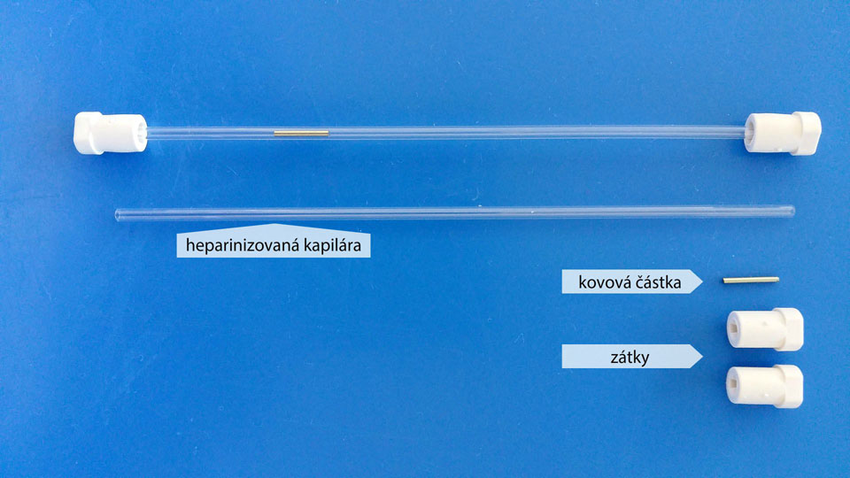 Kapilára k odběru Astrupa (ABR) – kapilární odběr krve