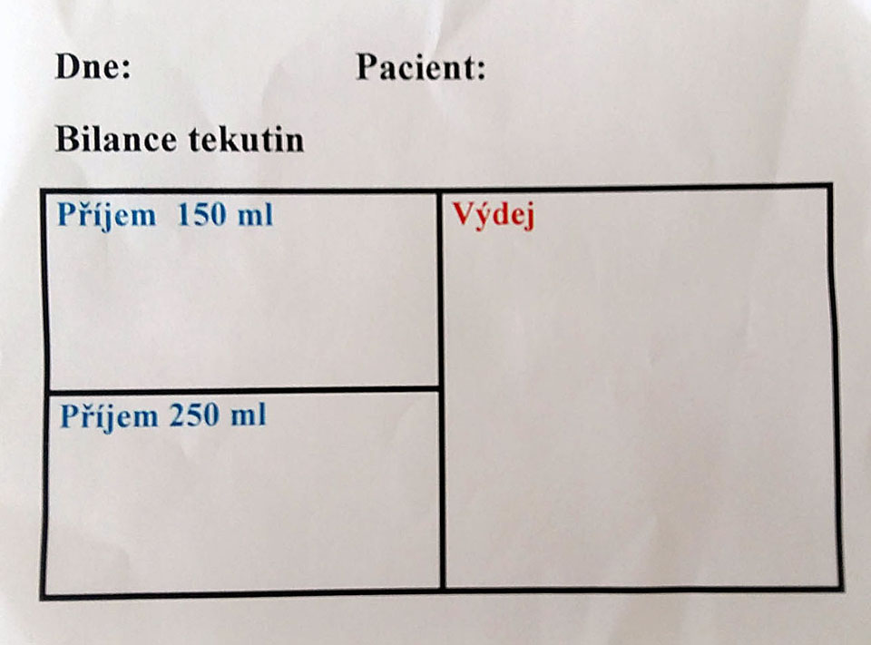 Bilance tekutin