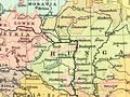 Národnostní mapa Uher z roku 1911