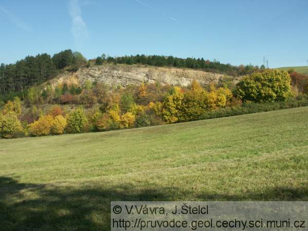 Beroun-Jarov, pohled na lom