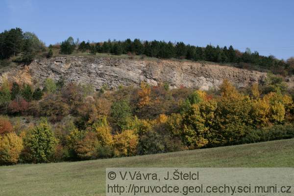 Beroun-Jarov, pohled na lom