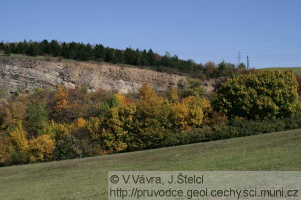 Beroun-Jarov, pohled na lom