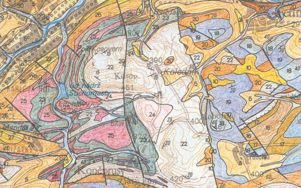 Beroun - geologick mapa