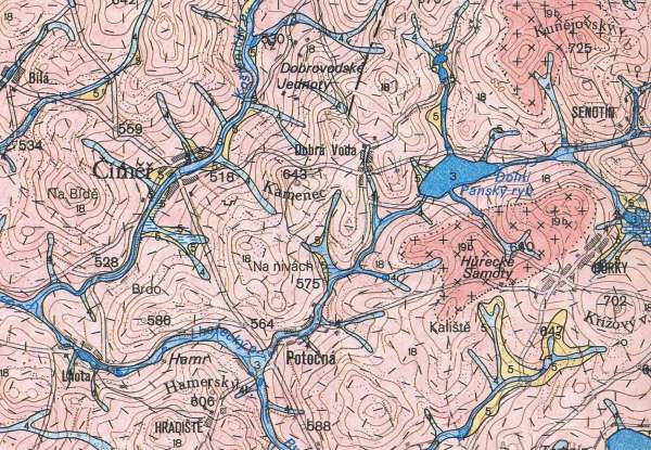 m - geologick mapa 1:50 000