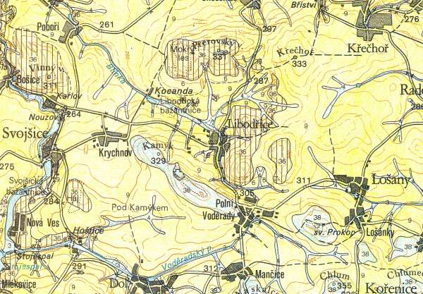 Libodice - geologick mapa 1:50 000