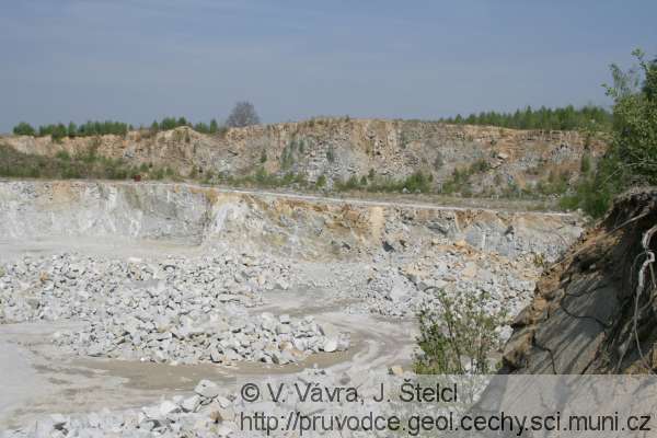 Rejta - lom v granitech moldanubickho plutonu