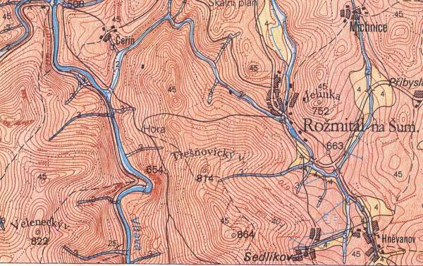 Romberk - geologick mapa 1:50 000