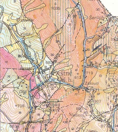 pik - geologick mapa