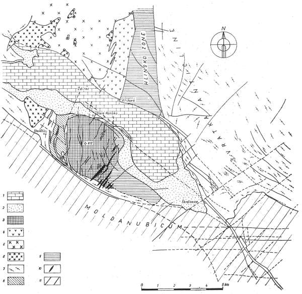 Star Ransko - strukturn mapa masivu a okol