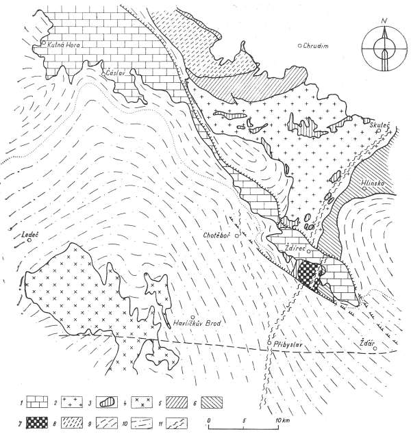 Star Ransko - geologie okol masvu