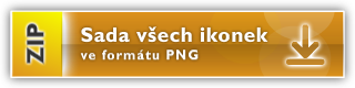 Stáhnout sadu všech ikonek ve formátu PNG