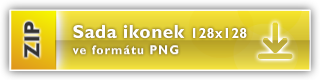 Stáhnout sadu ikonek 128x128 ve formátu PNG