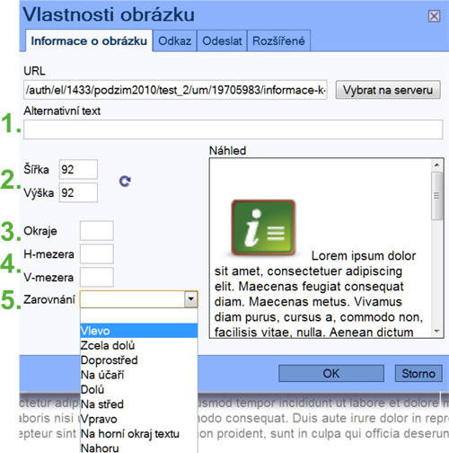 Obr. 9: Vlastnosti obrázku – úprava vlastností obrázku