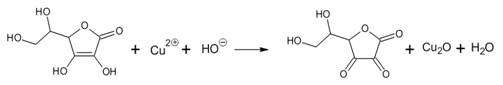  redukce kyseliny askorbové 