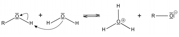  deprotonace alkoholu 