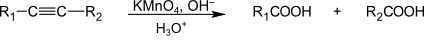  oxidace alkynu manganistanem draselným 