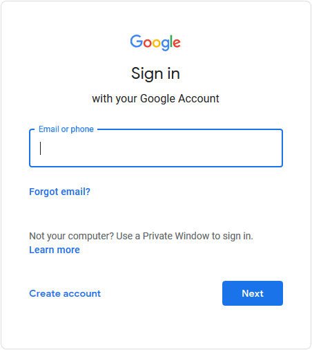 Google account