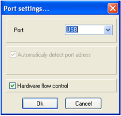 Obr. 11. Volba USB portu