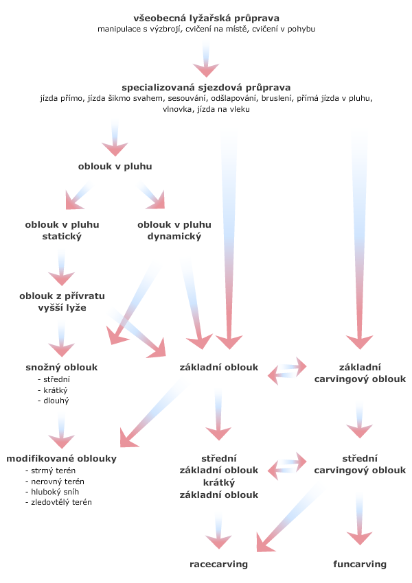 schema struktury výuky