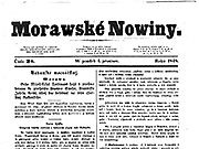 Moravské noviny – abdikace Ferdinanda V. 1848