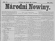 Návrh kroměřížské ústavy v novinách Národní listy