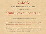 PF – zákon o založení MU