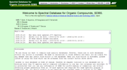 Spectral Database for Organic Compounds, SDBS