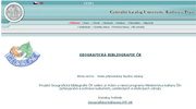 Geografick bibliografie R on-line