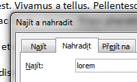 03 – Tipy a triky I. – hromadné nahrazování