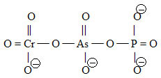 anion katena-chromano-arseničnano-fosforečnanový(4–)