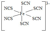 hexathiokyanatozelezitanovy anion