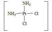 cis-diamo-dichloroplatanatý komplex