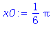 (Typesetting:-mprintslash)([x0 := 1/6*Pi], [1/6*Pi])