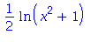 1/2*ln(x^2+1)