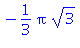 -1/3*Pi*3^(1/2)