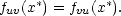 fuv(x ∗) = fvu(x∗). 