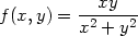  --xy--- f(x,y) = x2 + y2 