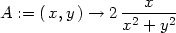  ---x--- A := (x,y) → 2 x2 + y2 