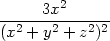  3x2 --2----2---2-2 (x + y + z )